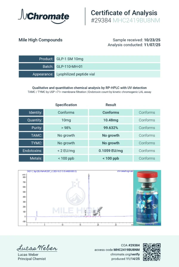 BAC Water 30mL multi-dose vial for research