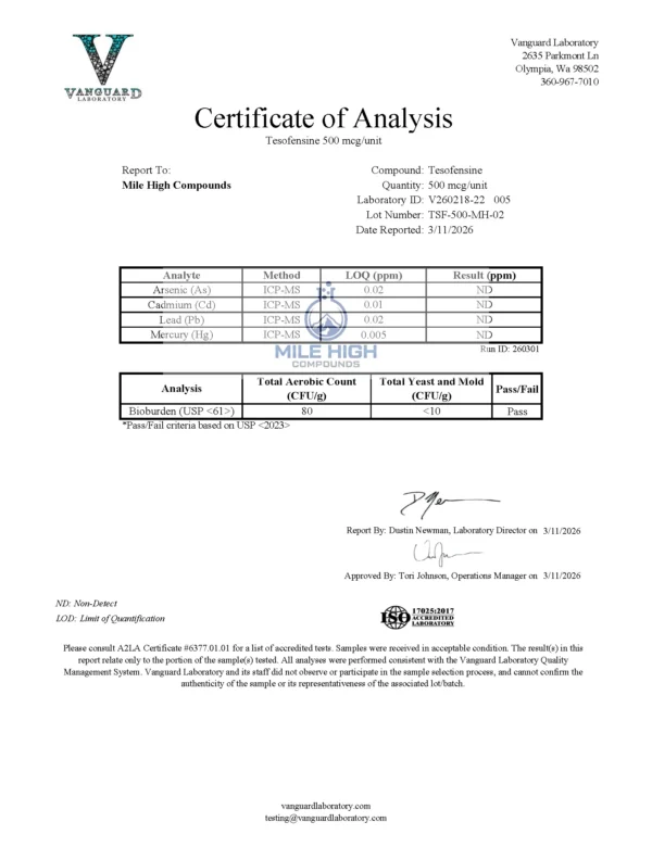 Triple monoamine reuptake inhibitor research vial Tesofensine